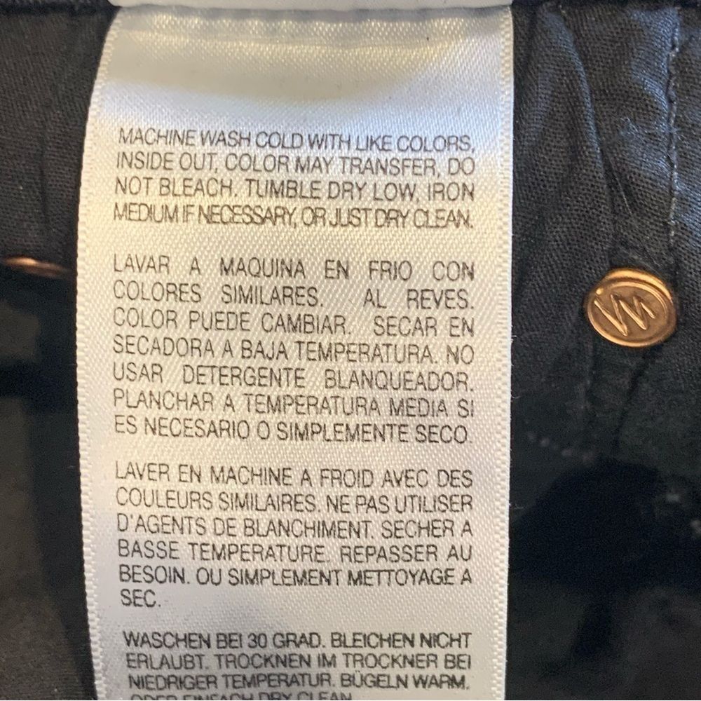 MOTHER The Looker Ankle Fray in BlackBird Size 28 - Picture 14 of 16
